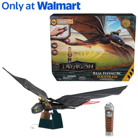 Open Box Dreamworks Dragons, How to Train Your Dragon, Remote Control Flying Toothless Toy, Walmart Exclusive