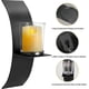 thumbnail image 4 of Set Of 2 Modern Art Metal Black Wall Candle Sconces,metallic Wall Mounted Wall Candle Hold, 4 of 4