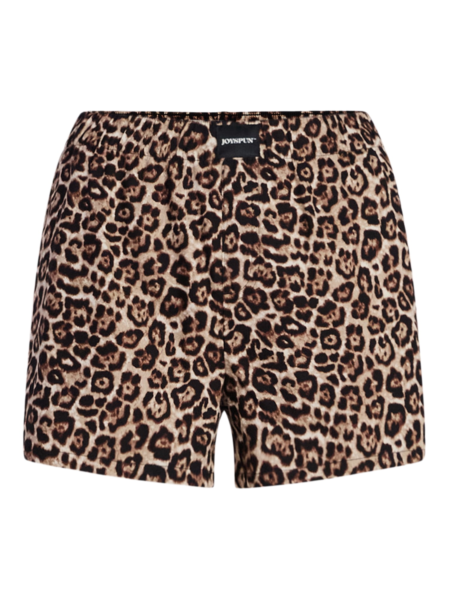 Joyspun Women's Woven Pajama Boxer Shorts, 3'' Inseam, Sizes XS-3X