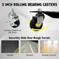 thumbnail image 6 of M optimized Car Dollies Set of 2, Car Wheel Dolly for Garage Moving Car, Vehicle Dolly Heavy-Duty for Motorcycles, Disabled Units, Trucks, Dirt Bike, Trailers, 6 of 8