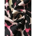 thumbnail image 5 of Pijamas para mujeres INSPIRE CHIC, camiseta de cuello en V de manga corta con pantalones de tiro ajustable, conjuntos de ropa de dormir impresos con bolsillos L Leopardo, 5 of 5