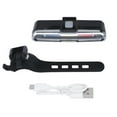 thumbnail image 1 of Luz trasera para bicicleta con carga USB, advertencia de seguridad, luz trasera para conducción nocturna para bicicletas y bicis, roja, azul y amarilla, 1 of 14