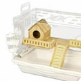 thumbnail image 6 of Acrylic Hamster House, Clear, Easy Clean, Small Animal Cage for Small Pet Mice Gerbils, House, 6 of 7