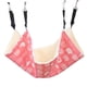 thumbnail image 5 of Hamaca colgante para gatos, colchoneta para dormir con correas ajustables, lavable rojo, 5 of 9