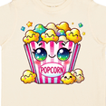 thumbnail image 4 of Inktastic Kawaii Buttered Popcorn Girls Toddler T-Shirt, 4 of 5