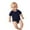 Dark Blue, variant on Combinaison Bebe Garcon Infant Baby Boys Summer Solid Short Sleeve Romper Newborn Bodysuits Gentleman Top Preemie Onesies Light Pink 6 Months-9 Months