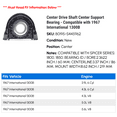 thumbnail image 2 of Center Drive Shaft Center Support Bearing - Compatible with 1967 International 1300B, 2 of 2