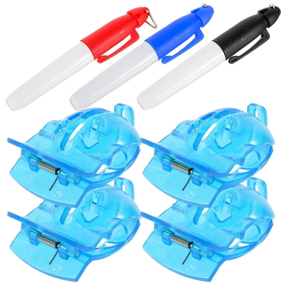 Golfs Ball Marking Tool Golfing Stencil Marker Reusable Things Template Outdoor Abs