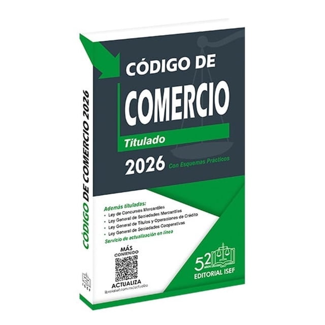 Código de Comercio 2026 (Profesional), de Ediciones Fiscales Isef