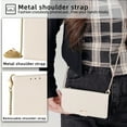 thumbnail image 6 of for Motorola Moto G Stylus 5G 2023 Wallet Flip Case, Elegant Wrist Strap and Shoulder Chain Credit Card Slots Cash Slot RFID Blocking PU Leather Kickstand Case Cover for Moto G Stylus 5G 2023, White, 6 of 6
