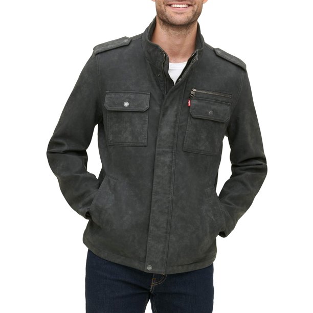 Levi's Levi's Faux Leather 4 Pocket Military Jacket