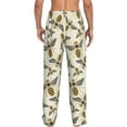 thumbnail image 3 of Sigee Flying Bees1 Print Men's Pajama Pants - Soft Lounge Sleep Bottoms with Elastic Waistband and Pockets-XX-Large, 3 of 9