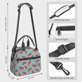 thumbnail image 2 of Disketp Watermelon Lonchera Térmica para Mujer y Hombre, Bolsa de Almuerzo Reutilizable e Impermeable para Trabajo, Viajes y Picnic, 2 of 7