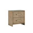 thumbnail image 2 of Bowery Hill Modern Transitional 2-Drawer Nightstand in Nutmeg, 2 of 2
