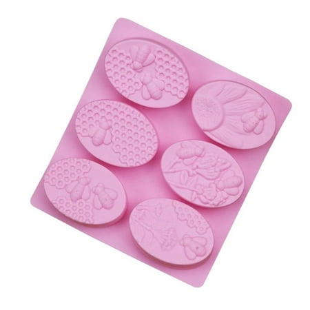 

Miayilima Silicone 3D Chocolate Soap Cake Candy Baking Mould Baking Pan Tray Molds