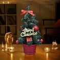 thumbnail image 4 of Xihbxyly Ofertas Prime Mini Árboles de Navidad Artificiales, Juego de Árbol de Navidad para Decoración de Escritorio, Árbol de Navidad de Mesa, para Decoraciones de Mesa Navideñas, 4 of 7