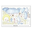 thumbnail image 4 of Coofit Wall Sticker Lovely Cartoon Rabbit Cloud Star Wall Mural Wall Decal for Nursery, 4 of 8