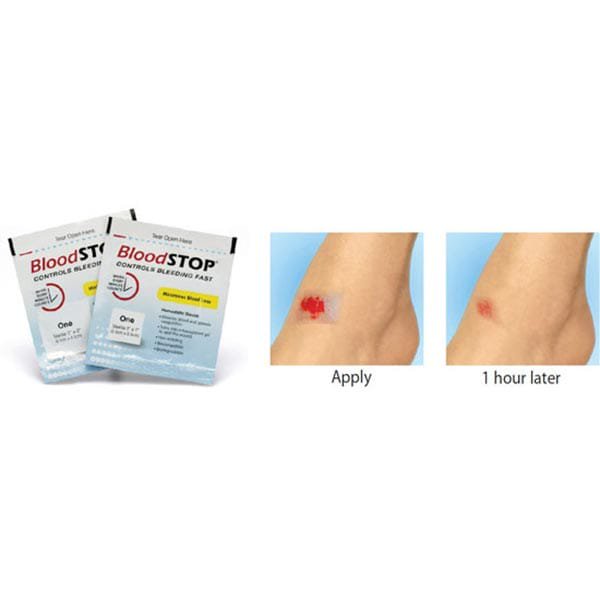 Bloodstop Natural Cellulose Bandage Stops Bleeding Fast
