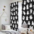 thumbnail image 5 of Blackout Kids Curtains,Black Halloween Ghosts Childrens Insulated Curtains Set Of 2,Bedroom Essentials,Toddler Room Decor 52"x84", 5 of 5