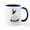 White/Navy Inside, variant on CafePress - Killer Toy Fox Terrier Mug - 11 oz Ceramic Mug - Novelty Coffee Tea Cup