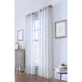 thumbnail image 2 of Habitat 71641-109-50-63-001 50 x 63 in. Triston Grommet Curtain Panel Window Dressing, White, 2 of 5