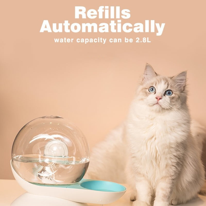 Yiran Snail Style Automatic Cat Water Fountain, Gray