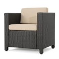 thumbnail image 4 of Noble House Puerta Outdoor Dark Brown Wicker Club Chair (Set of 2), 4 of 22