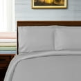 thumbnail image 5 of Superior Lyocell Blend 1000 Thread Count White Duvet Cover Set, Full/ Queen, 5 of 5