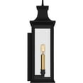 thumbnail image 3 of Quoizel Abernathy 2-Light Matte Black Outdoor Wall Lantern, 3 of 7