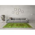 thumbnail image 3 of Ahgly Company Indoor Rectangle Oriental Green Industrial Area Rugs, 4' x 6', 3 of 4