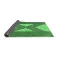 thumbnail image 2 of Ahgly Company Indoor Rectangle Abstract Emerald Green Contemporary Area Rugs, 7' x 9', 2 of 4