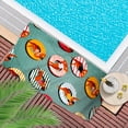 thumbnail image 4 of 200+ Optional Beach Towels, Large, Lightweight, Sand Free, Quick Drying, Absorbent, Colorful Luxury Prints, Multi-Purpose Travel Pool Yoga Fitness Towels on Clearance, 4 of 6