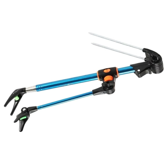 Adjustable Folding Fishing Rod Frame Double Purpose Bracket Telescopic Fishing Rod Bracket Fishing Accessories