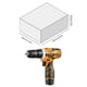 thumbnail image 3 of Taladro eléctrico inalámbrico Taladro de impacto recargable Herramienta eléctrica de dos velocidades (16,8 V), 3 of 8
