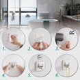 thumbnail image 4 of Gancho para toalla - gancho de pared - acero inoxidable - sin agujeros - inoxidable - impermeable - para cocina, baño, oficina, 4 of 5