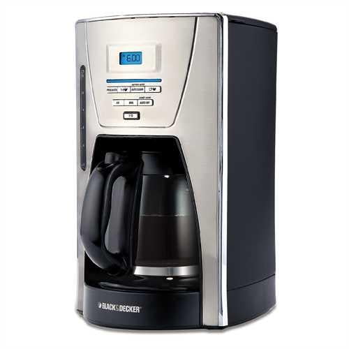 Black and Decker Refurbished Coffee Maker 12 Cup Program Stainless Steel CM1300SC