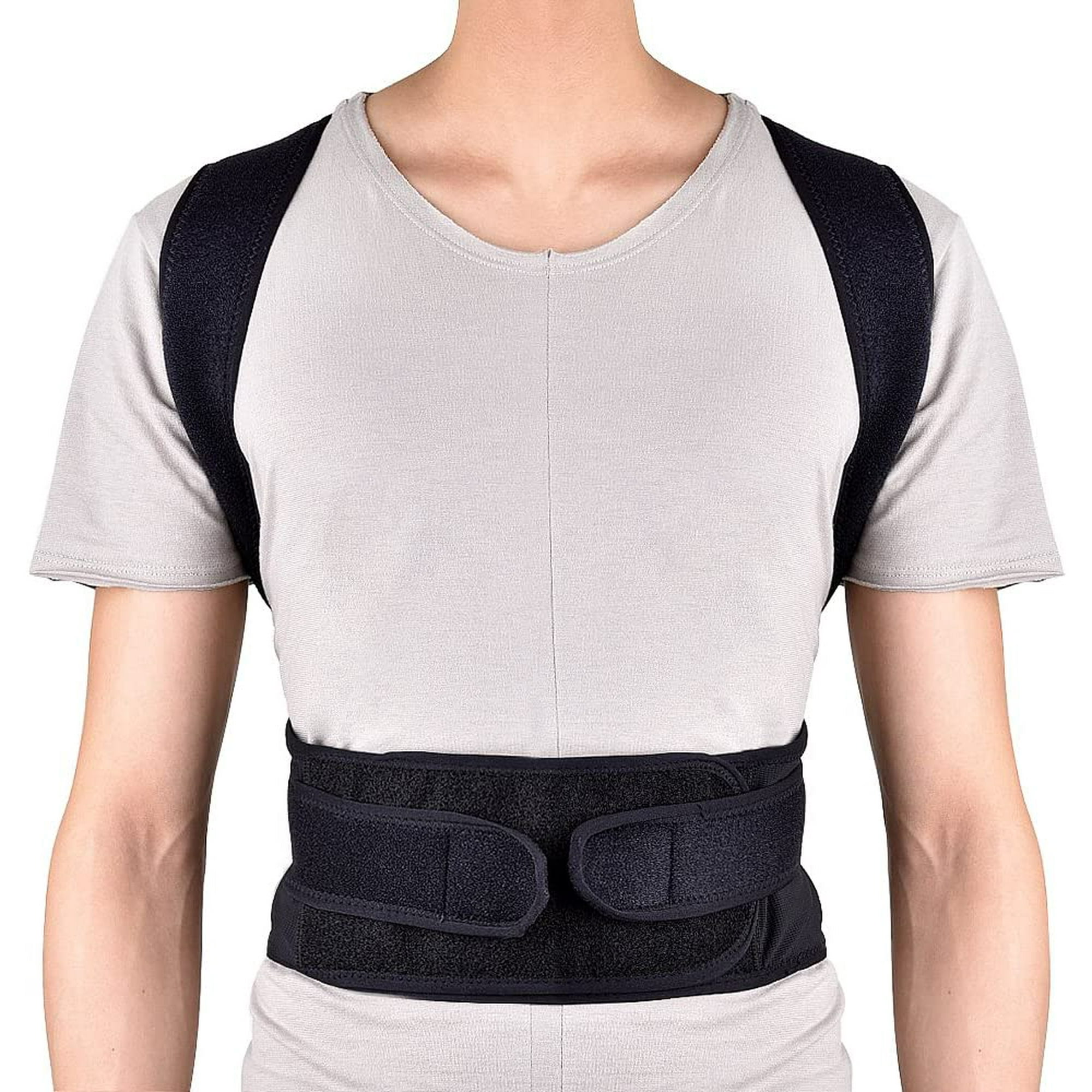 HailiCare Posture Corrector for Men and Women Upper Back Brace for Clavicle Support Adjustable Back Straightener Correction for Spinal Neck