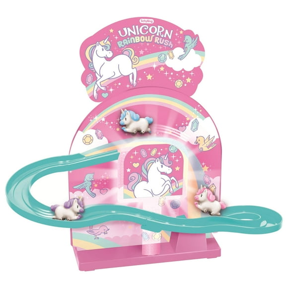 Schylling Unicorn Rainbow Rush Pink