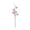 Pink, variant on 1 Pc Artificial Velvet Pumpkin Branch, 24.4" Fake Mini Faux Fall Stem Fake Pumpkin Stem for Autumn Farmhouse Halloween Thanksgiving Decor (White)