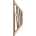 thumbnail image 3 of Ekena Millwork 47"W x 12"H x 1/4"T Whitechapel Fretwork Moulding, Red Oak, 3 of 13