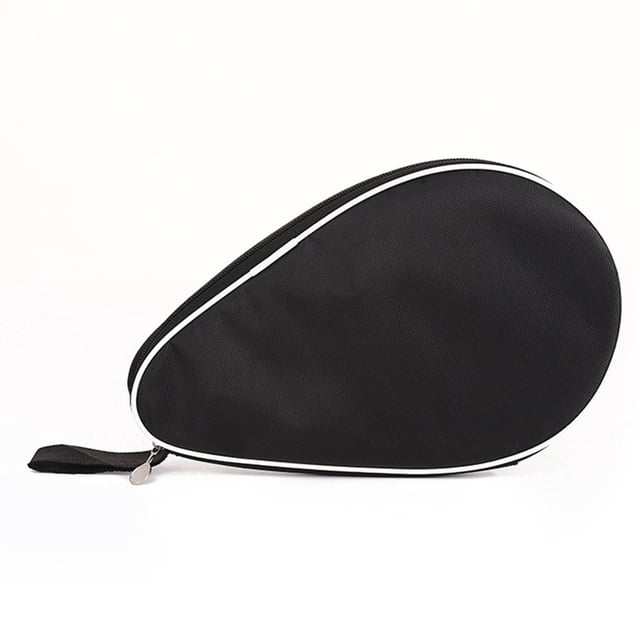 GLFILL Table Tennis Rackets Bag Portable Table Tennis Rackets Bag Gourd Type Paddles Case Dustproof Storage Bag Racquet Sports Black