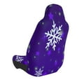 thumbnail image 2 of Yiaed Dark Purple Snowflakes Print Car Seat Covers,Universal Auto Seats Protector Fits for Car,SUV Sedan,Truck,Automotive Seat Covers & Accessories, 2 of 5