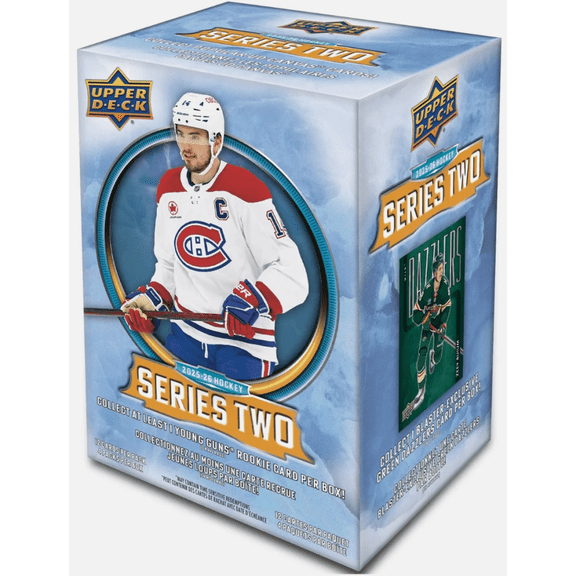 2025-26 NHL UPPER DECK SERIES 2 Hockey Factory Sealed Blaster Box 48 Cards