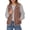 coffee, variant on Women’s Sleeveless Quilted Vest Casual Lightweight Outerwear Gilet with Pockets