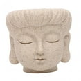thumbnail image 2 of Maceta con cabeza de Buda Zulema bonsái decorativo con orificio de drenaje, 2 of 8