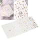 thumbnail image 5 of Calcomanías De Manicura Autoadhesivas Para Uñas, Decoraciones Artísticas Para Uñas De Los Pies, Calcomanías Artísticas Para Tarjetas, 6 Hojas Para Mujeres, Uñas DIY ANGGREK Otros, 5 of 8