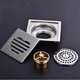 thumbnail image 3 of Stainless Steel Shower Drain with Strainer Filter Square Shower Drain Odor Proof Floor Drain for Bathrooms Kitchens Toilets Garages Basements Balcony, 3 of 5