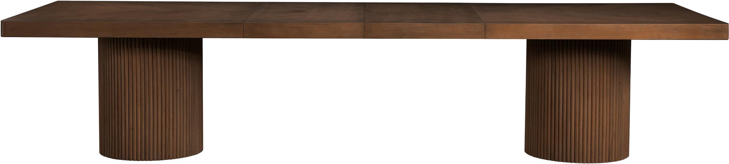 Meridian Furniture Belinda Brown Acacia  with Veneer Dining Table