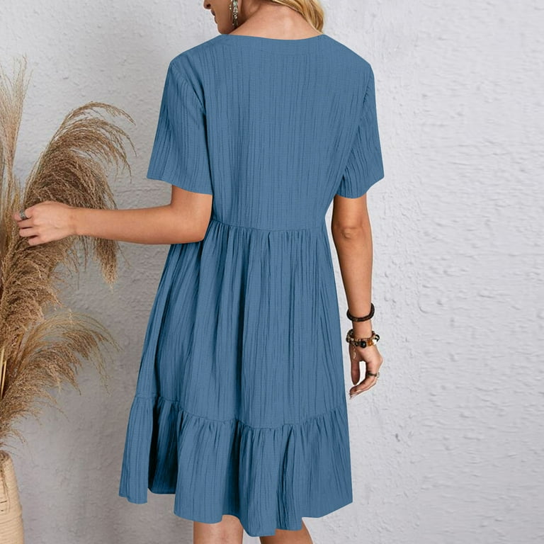 blue dresses for juniors casual Navy Blue Dresses For Juniors