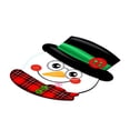 thumbnail image 2 of Muñeco de Nieve de Madera Ganfancp Cartel Colgante de Vacaciones, 2 of 7